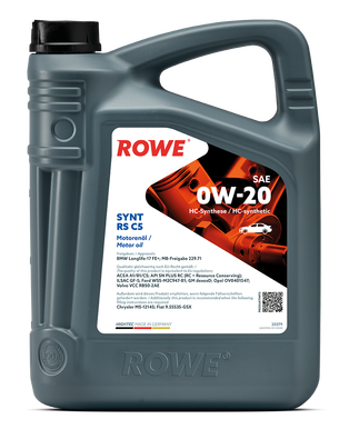 HIGHTEC SYNT RS C5 SAE 0W-20 NEW, Проспект Партс
