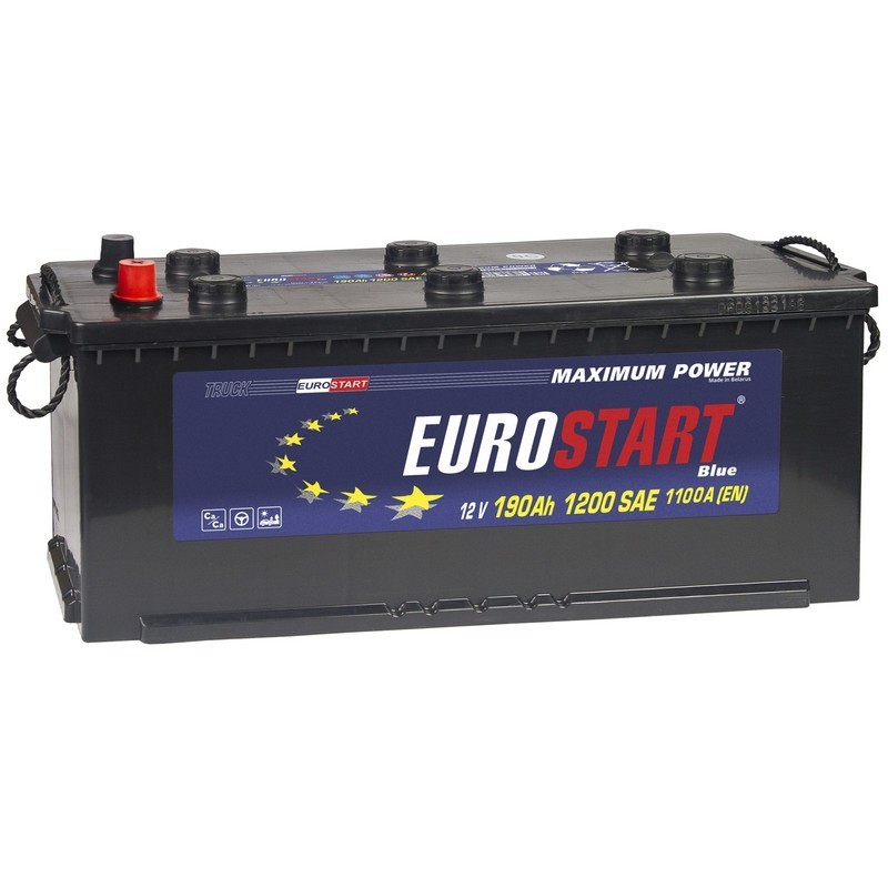 Аккумуляторная батарея EUROSTART Blue Professional 190Ah L+ 1050 A 525x240x242, Проспект Партс