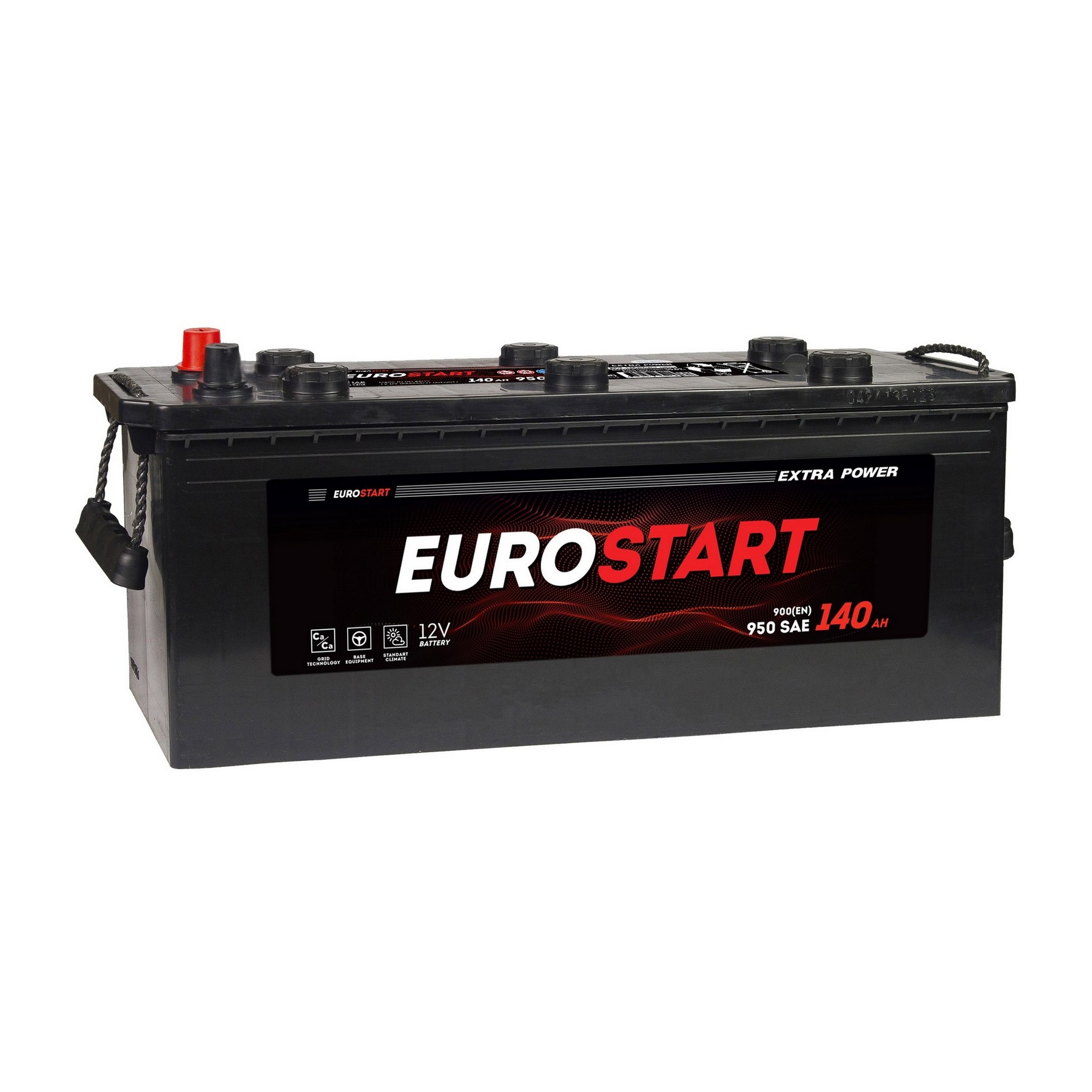 Аккумуляторная батарея EUROSTART Extra Power 140Ah R+ 900 A 513x189x223, Проспект Партс