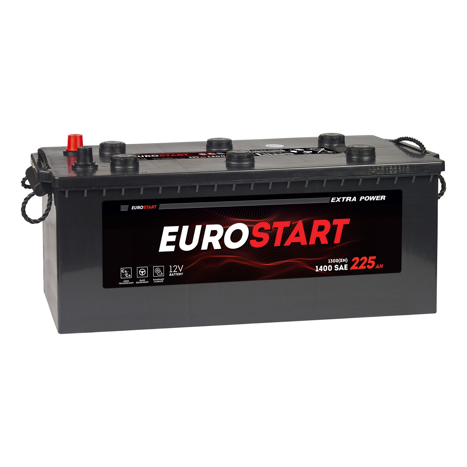Аккумуляторная батарея EUROSTART Extra Power 225Ah L+, 1300 A, 518x276x242, Проспект Партс