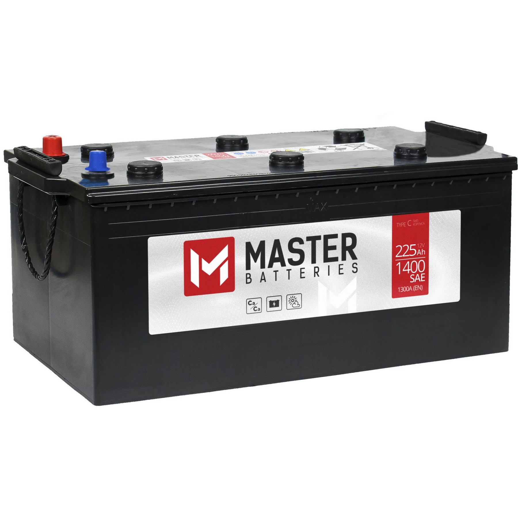 Аккумуляторная батарея MASTER BATTERIES 225Ah L+ 1300 A 518x276x242, Проспект Партс