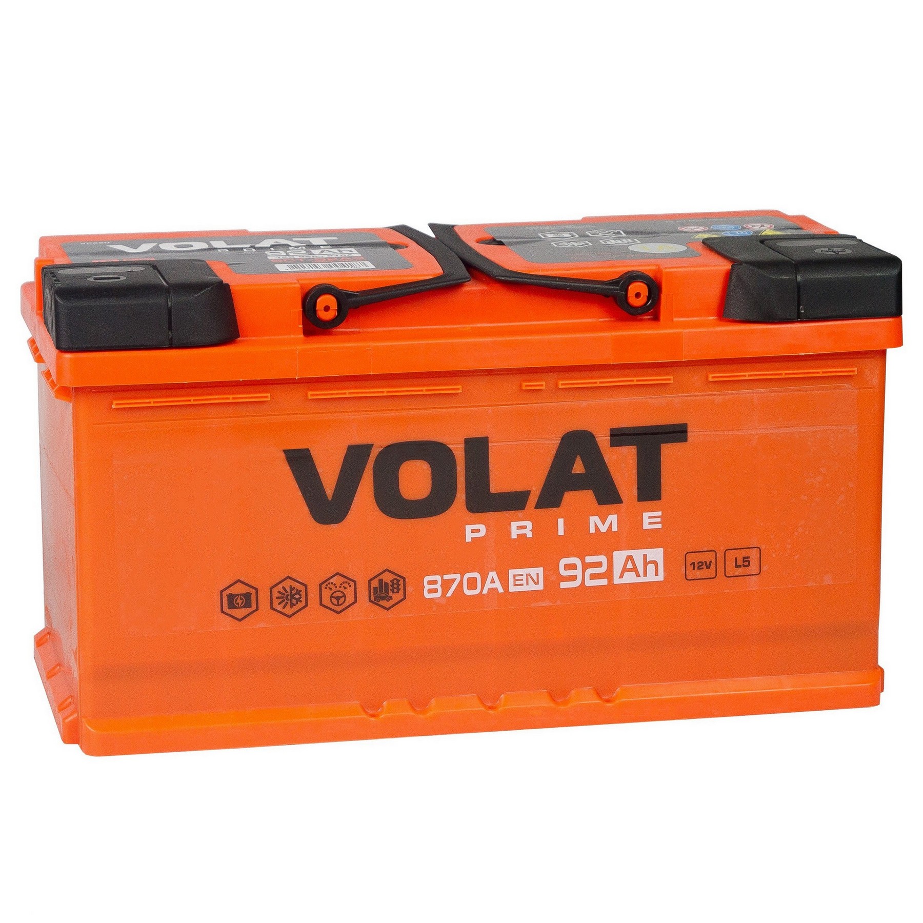 Аккумуляторная батарея VOLAT Prime 92Ah R+ 870 A 353x175x190, Проспект Партс