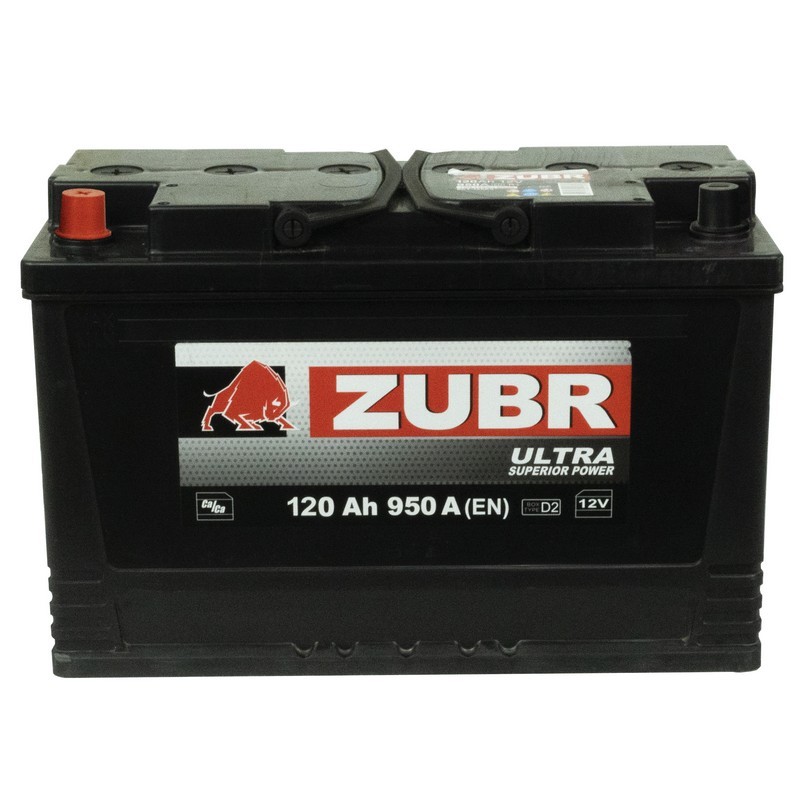 Аккумуляторная батарея ZUBR Professional 120Ah L+, 950 A, 350x175x230, Проспект Партс