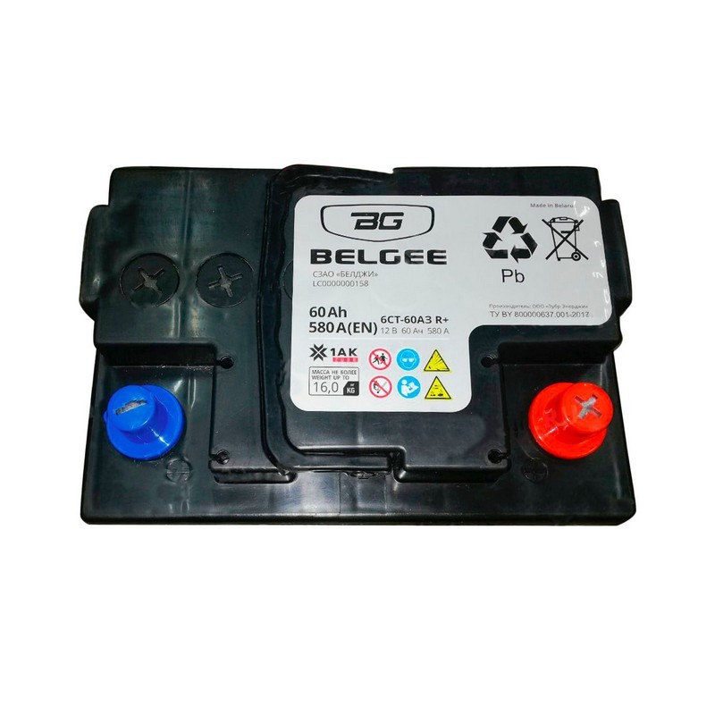 Батарея аккумуляторная свинцовая стартерная ZUBR ULTRA BELGEE 60Ah R+, , 242x175x190, Проспект Партс